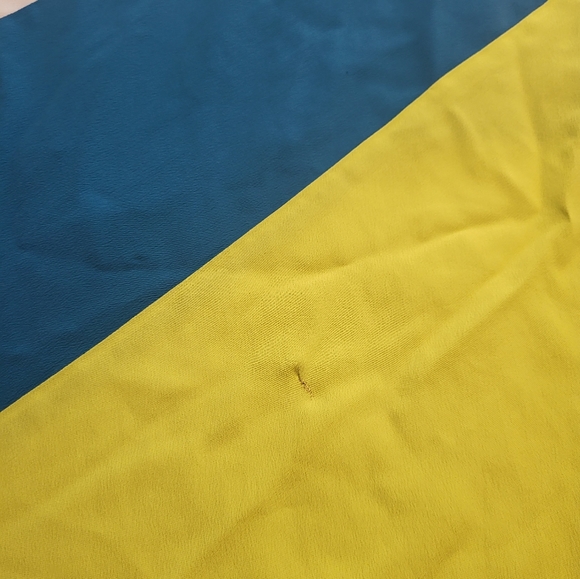 Simona Corsellini Colorblock Silk Blend Dress - Sz IT 42 - Picture 12 of 14